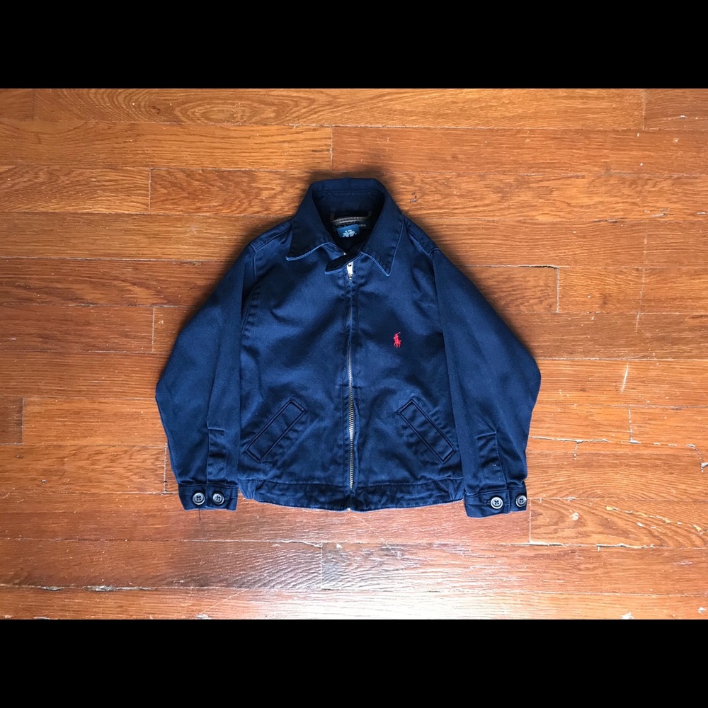 Navy Polo Jacket
